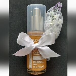 💛 Revlon Illuminance Skin-Caring Foundation Hyaluronic Acid 409 Honey Beige New